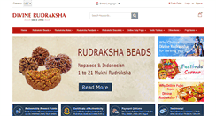 Desktop Screenshot of divine-rudraksha.com